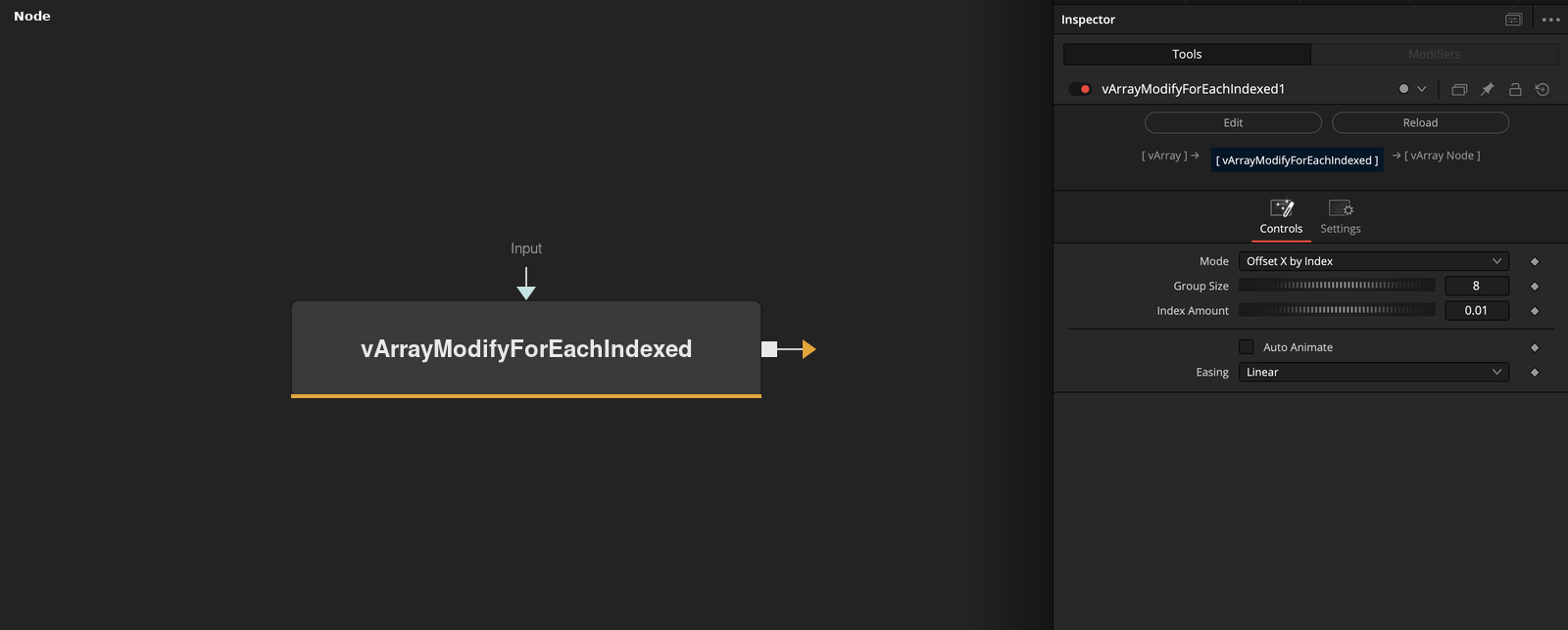 vArrayModifyForEachIndexed node