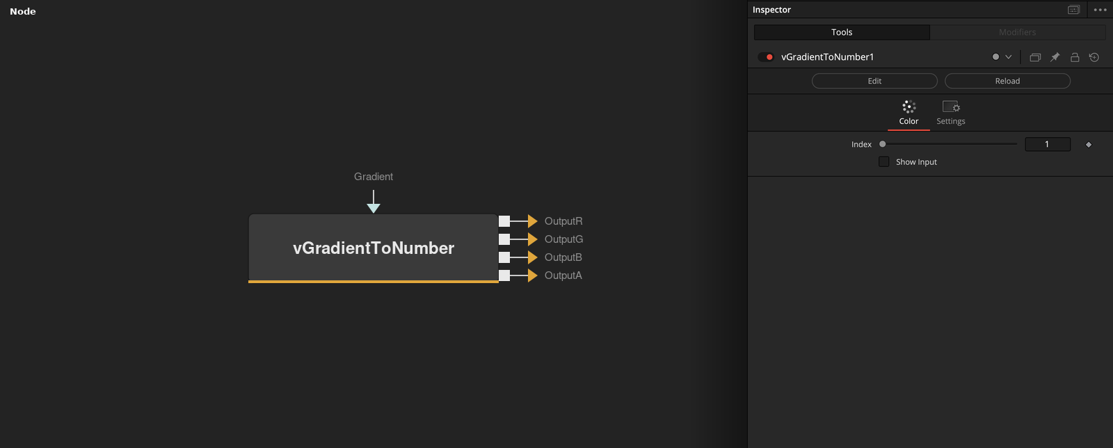 vGradientToNumber node