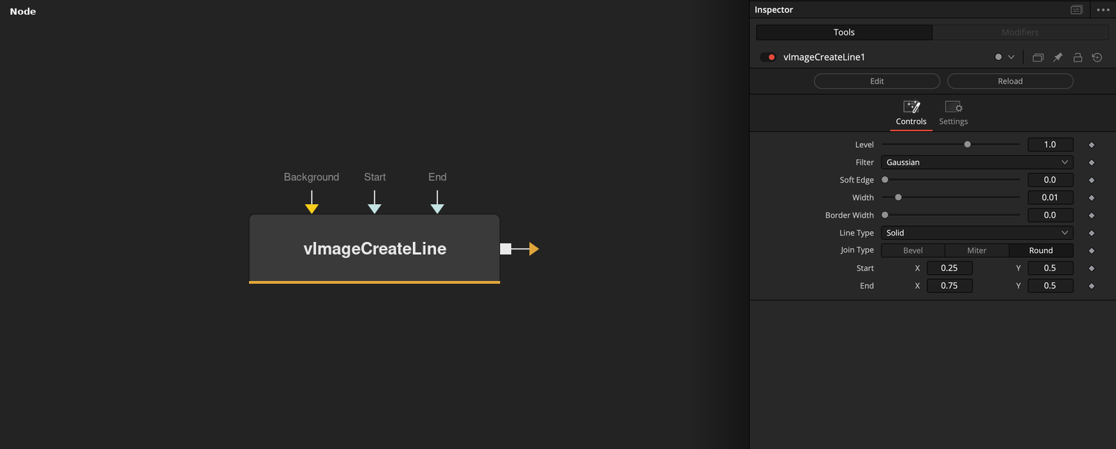 vImageCreateLine node