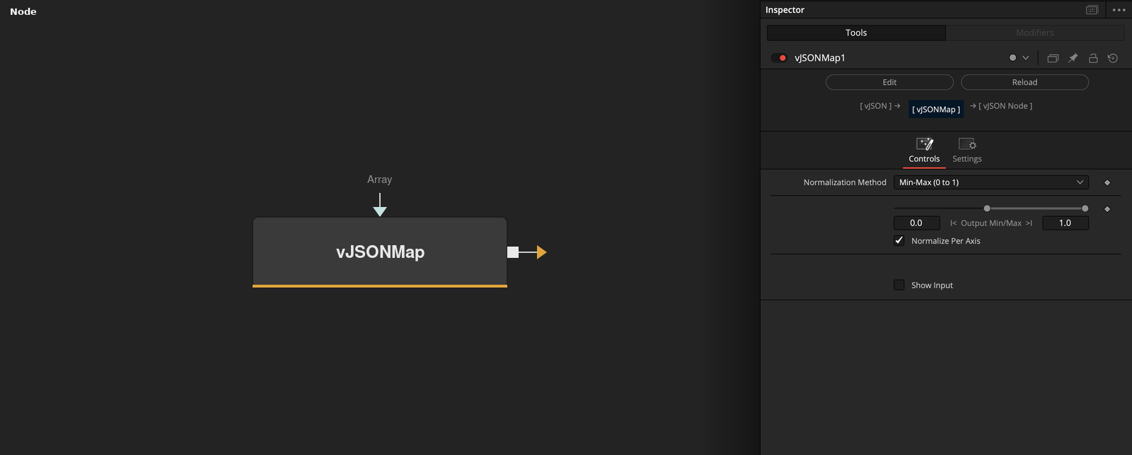 vJSONMap node