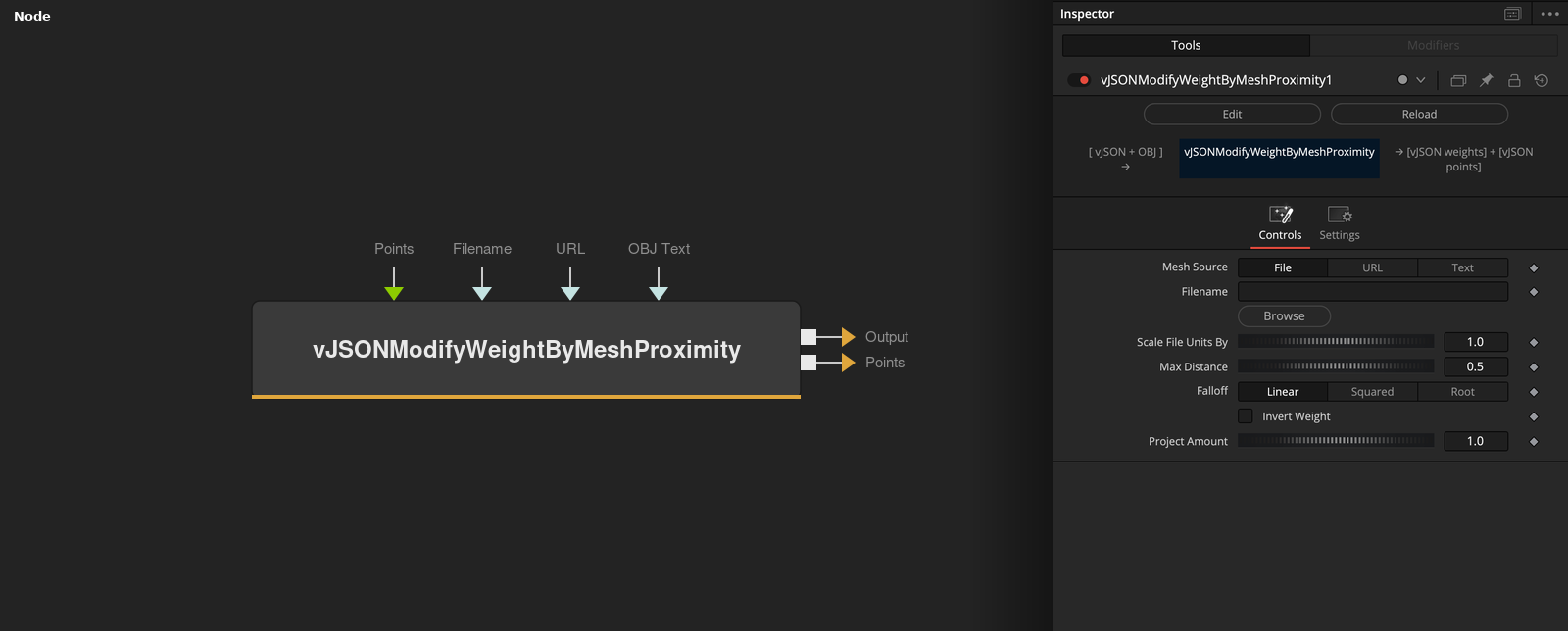 vJSONModifyWeightByMeshProximity node