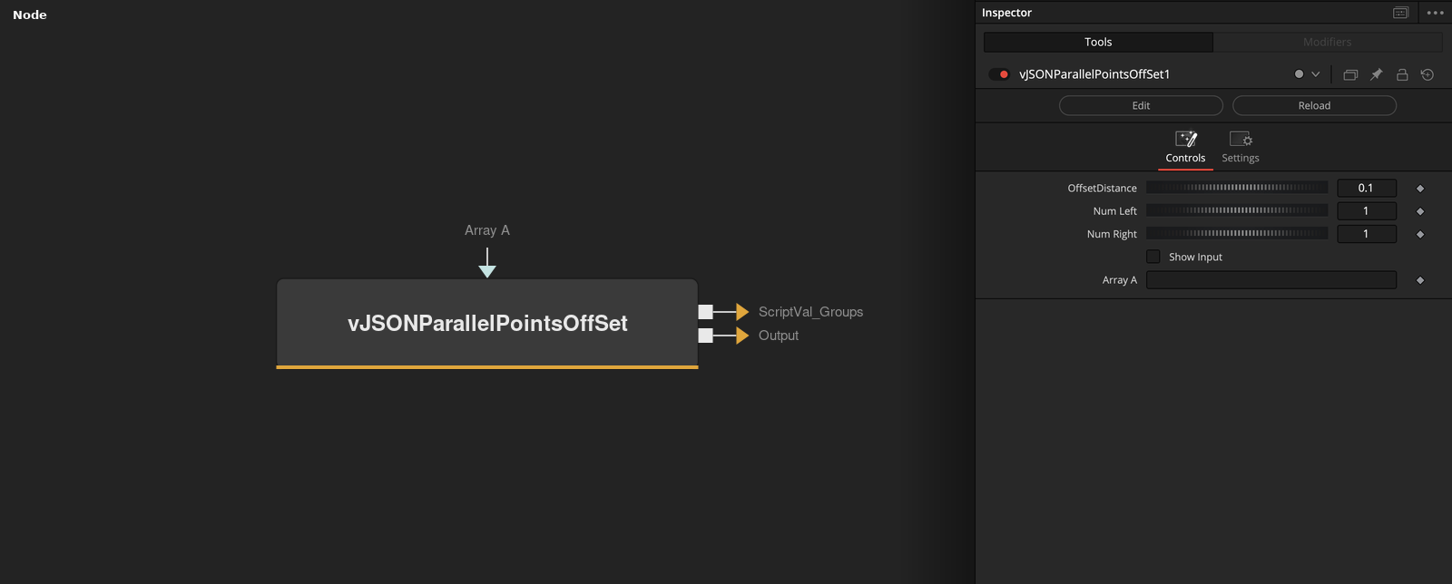 vJSONParallelPointsOffSet node