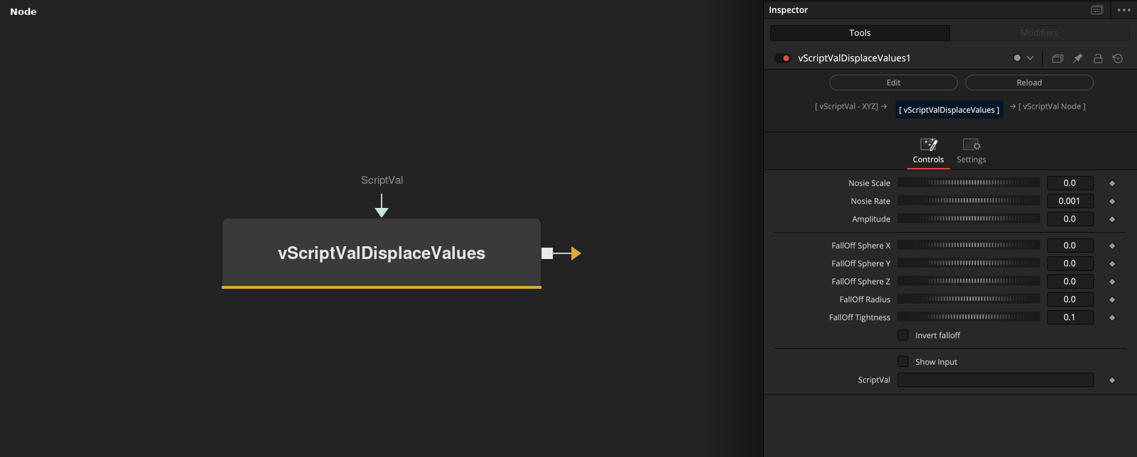 vScriptValDisplaceValues node
