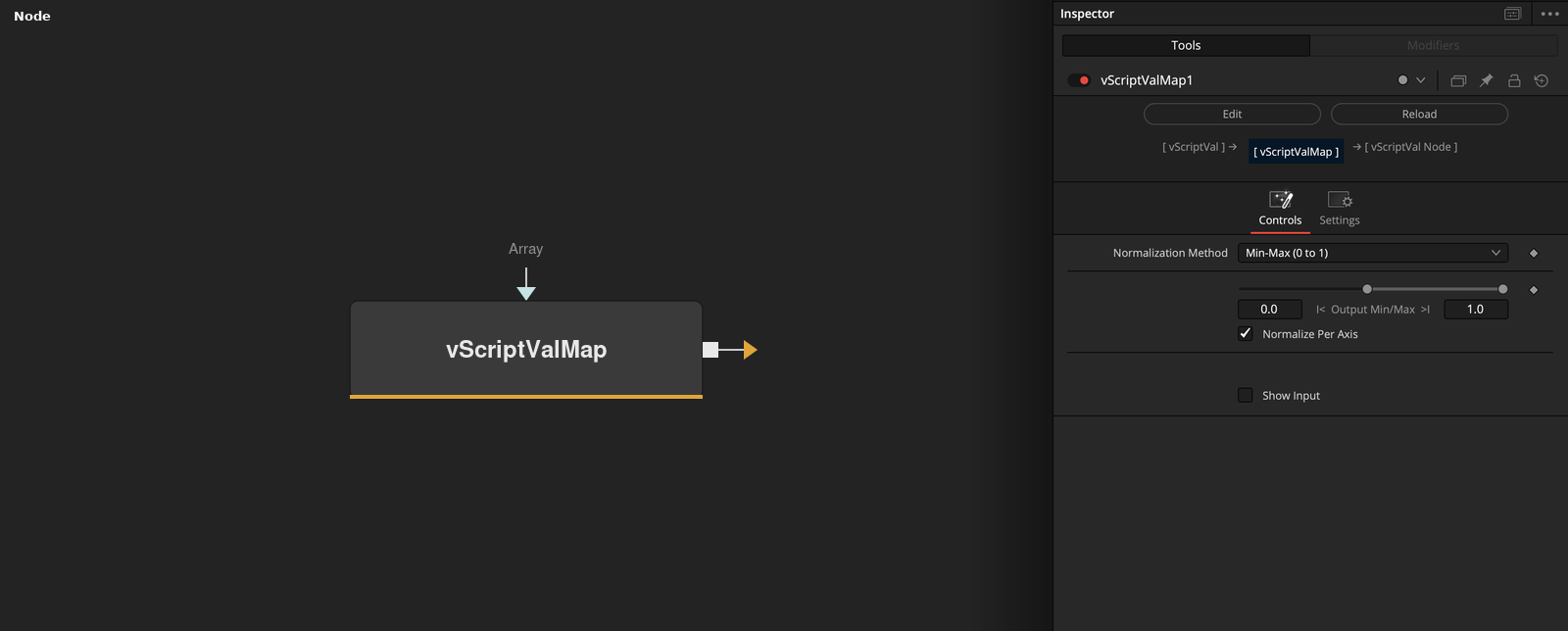 vScriptValMap node