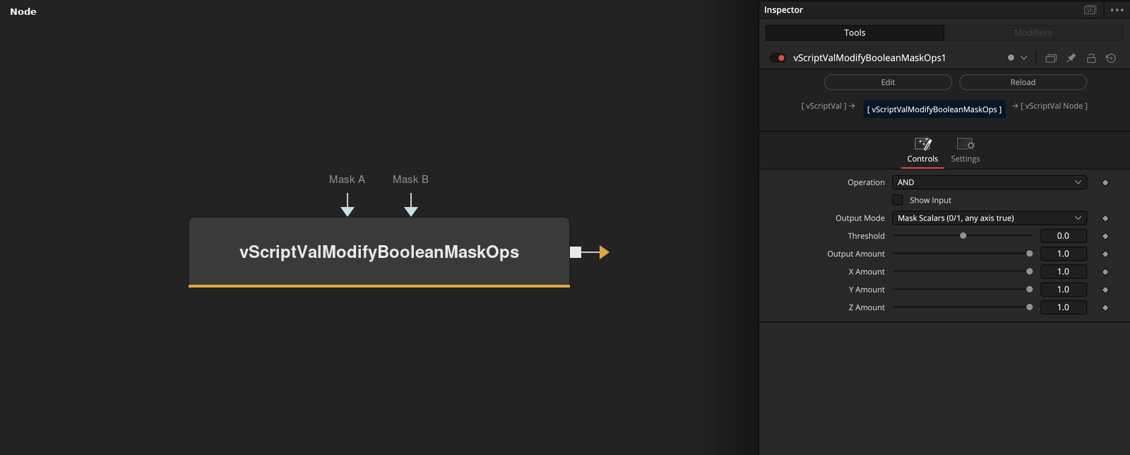 vScriptValModifyBooleanMaskOps node