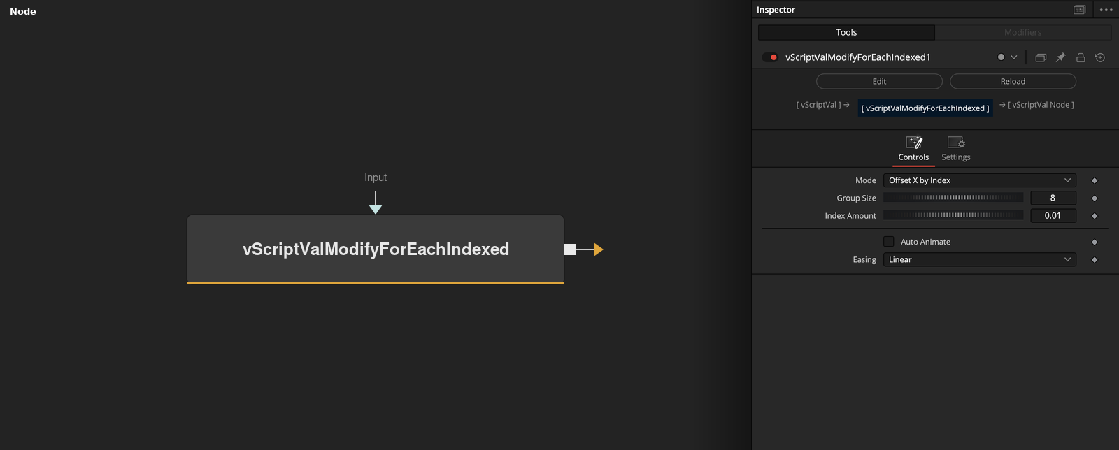 vScriptValModifyForEachIndexed node