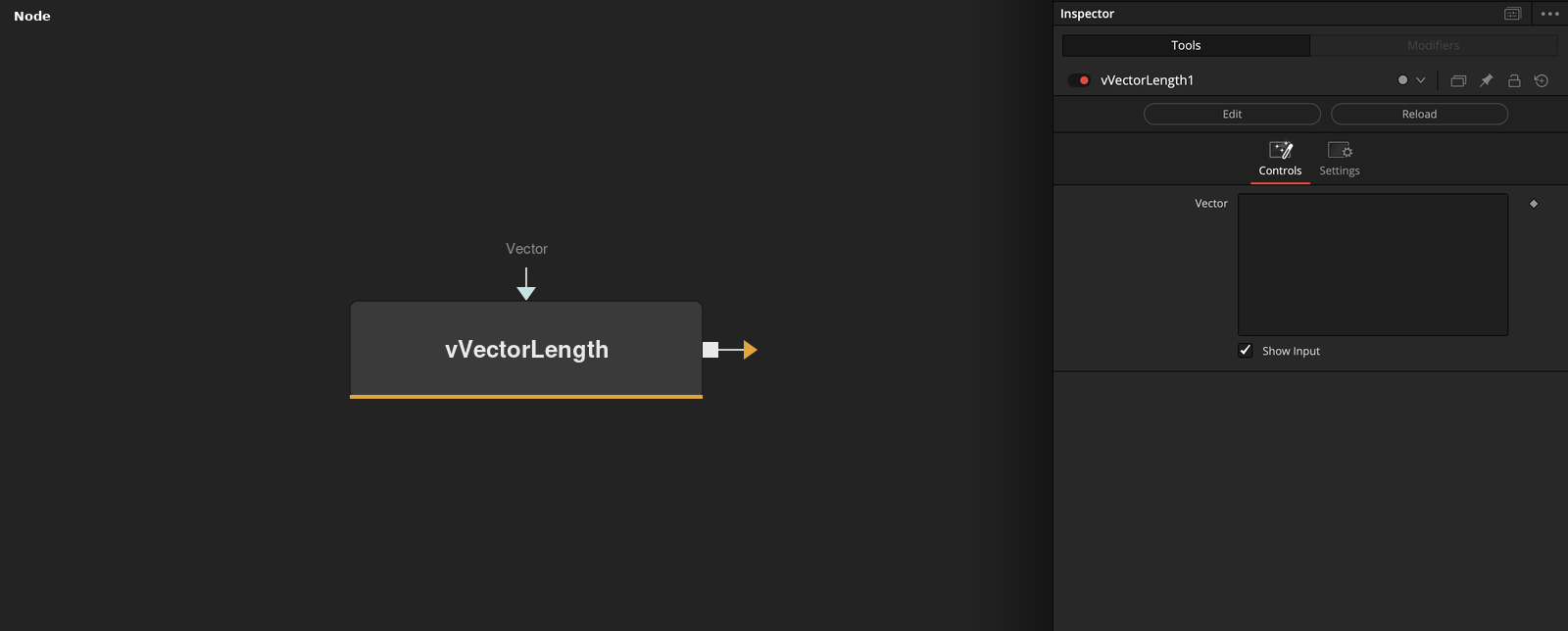 vVectorLength node